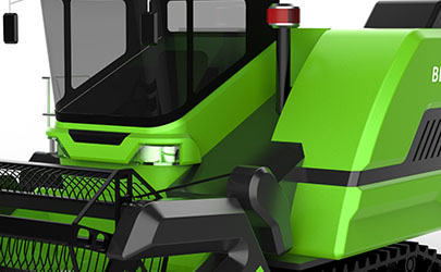 農(nóng)業(yè)機械外觀設計-收割機工業(yè)設計